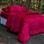 Edredom Casal Bella Enxovais Plush Splendore Vermelho - Imagem 2