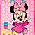 Manta Bebê Jolitex Raschel Minnie Patinho Rosa - Imagem 3