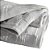Cobertor King Size Jolitex Lili Katz 5D Cubes 500 g/m² Prata - Imagem 3