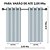 Cortina Linho Strip Voil com Forro 2.80 x 2.30 Mts Vivalutex Lotus Bege - Imagem 6