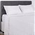 Jogo de Cama King Size Jolitex 4 Peças Toque de Seda Bordado Inglês Branco/Bege - Imagem 3