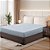 Lençol Avulso Queen Size Jolitex Toque de Seda Liso Azul - Imagem 2