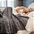 Cobertor Queen Size Tricot com Sherpa Europa 2.20x 2.40 Mts Cinza - Imagem 4
