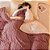 Cobertor Queen Size Tricot com Sherpa Europa 2.20x 2.40 Mts Rosa Malva - Imagem 2