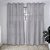 Cortina Para Quarto ou Sala Liz 280x180cm Cinza - Imagem 1