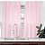 Cortina para Cozinha Voil e Forro 280x120cm Luna Rosa - Imagem 1