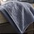 Toalha de Banho Super Soft Zero Twist Corttex Arabesco 500 g/m² Azul - Imagem 2