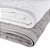 Jogo de Toalhas de Banho 4 Peças Super Soft Zero Twist Corttex Geométrico 500 g/m² Cinza/Branco - Imagem 3