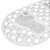 Tapete para Box Emborrachado Antiderrapante 66x36cm PezinhosTransparente - Imagem 3