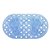 Tapete para Box Emborrachado Antiderrapante 66x36cm Pezinhos Azul - Imagem 4