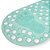 Tapete para Box Emborrachado Antiderrapante 66x36cm Pezinhos Verde - Imagem 3