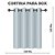 Cortina para Box 180x180cm PVC Creme - Imagem 5