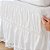 Saia para Cama Box Solteiro Veste Fácil Branca com Renda Laise Sulamita - Imagem 4