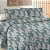 Jogo de Cama Queen Size Cinza e Verde Corttex Microtec 200 Fios 4 Peças - Imagem 2