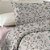 Jogo de Cama Queen Size Floral Rosa Corttex Microtec 200 Fios 4 Peças - Imagem 1