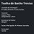 Toalha de Banho Treviso Corttex 70x140cm 450 g/m² Bege - Imagem 3