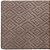 Tapete Corttex Tóquio 200x240cm Antiderrapante Geométrico Marrom Claro - Imagem 3
