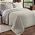 Colcha Queen Size 300 Fios Corttex 300 Fios Serena 3 Peças Bege - Imagem 2