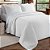 Colcha King Size 300 Fios Corttex 300 Fios Serena 3 Peças Branca - Imagem 2