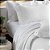 Colcha King Size 300 Fios Corttex 300 Fios Serena 3 Peças Branca - Imagem 3