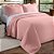 Colcha King Size 300 Fios Corttex 300 Fios Serena 3 Peças Rosa - Imagem 2