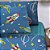 Jogo de Cama Solteiro Infantil Corttex Studio Mix 3 Peças Foguete - Imagem 1