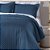Colcha Queen Size Corttex Mônaco 3 Peças Marinho - Imagem 3