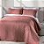 Colcha King Size Corttex Mônaco 3 Peças Rosa - Imagem 1