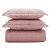 Colcha Casal 200 Fios Corttex Romantic 3 Peças Rosa - Imagem 3