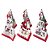 Kit Pano de Copa Natalino Felpudo Dohler 45 x 65cm Natal 118 3 Peças - Imagem 4