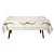 Toalha de Mesa Natalina Quadrada 160x160cm Matisse Dohler Clean Natal 123 - Imagem 3