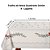 Toalha de Mesa Natalina Quadrada 160x160cm Matisse Dohler Clean Natal 123 - Imagem 5
