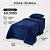Edredom Solteiro Bella Enxovais Plush Splendore Marinho - Imagem 5
