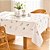 Toalha de Mesa Retangular 8 Lugares Dohler Clean Arabella 1.60 x 2.70Mts Diana - Imagem 1