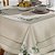 Toalha de Mesa Quadrada 8 Lugares Dohler Clean Renova 1.80 x 1.80Mts Botânica - Imagem 3