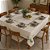 Toalha de Mesa Quadrada 8 Lugares Dohler Clean Renova 1.80 x 1.80Mts Botânica - Imagem 2