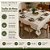 Toalha de Mesa Quadrada 8 Lugares Dohler Clean Renova 1.80 x 1.80Mts Botânica - Imagem 5