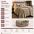 Cobertor Queen Size Bubble Europa 220x240cm Castanho Claro - Imagem 3