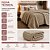 Cobertor Casal Bubble Europa 200x230cm Castanho Claro - Imagem 3