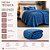 Cobertor Queen Size Bubble Europa 220x240cm Azul Índigo - Imagem 3