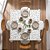 Toalha de Mesa Quadrada 4 Lugares Dohler Clean Athenas 140x140cm Florência - Imagem 1