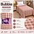Cobertor Solteiro Bubble Europa 160x230cm Rosa - Imagem 3