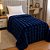 Cobertor Solteiro Bubble Europa 160x230cm Azul Índigo - Imagem 1