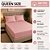 Jogo de Cama Queen Size Lynel 200 Fios 3 Peças Althea Rosa Kathy - Imagem 3