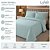 Kit Cobreleito King Size Lynel 200 Fios 3 Peças Althea Verde Vernazza - Imagem 3