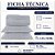Kit Cobreleito Casal Lynel 3 Peças Sofistic Cinza Chevron/Techno - Imagem 3