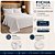 Kit Cobreleito Queen Size Lynel 300 Fios 3 Peças Monet Prata Mosaic - Imagem 3