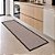 Tapete Passadeira Jolitex Piquet Antiderrapante 60x230cm Marrom - Imagem 1