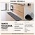 Tapete Passadeira Jolitex Piquet Antiderrapante 50x180cm Cinza - Imagem 5