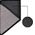 Tapete Passadeira Jolitex Piquet Antiderrapante 50x180cm Cinza - Imagem 3